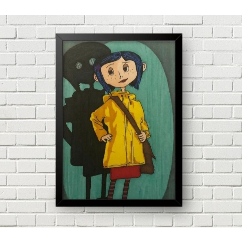 quadro coraline e o mundo secreto Shopee Brasil