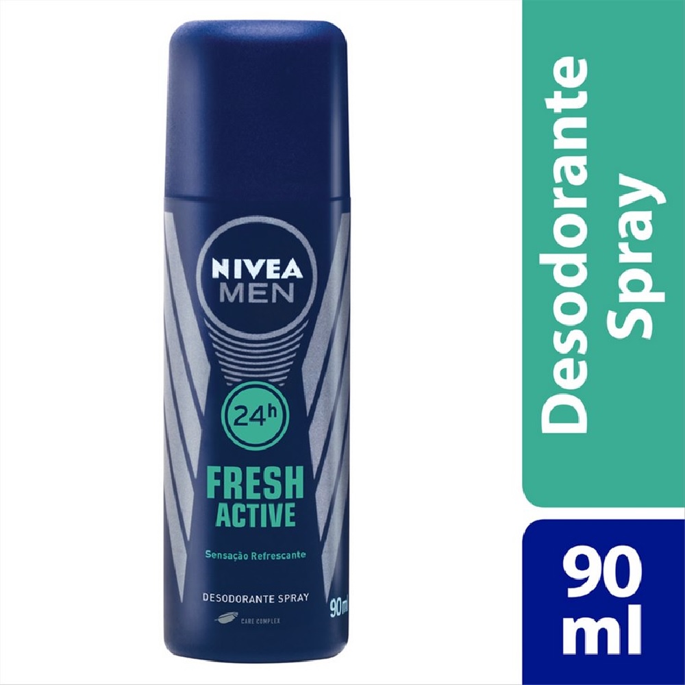 Desodorante Spray Nivea Fresh Active 90Ml Shopee Brasil