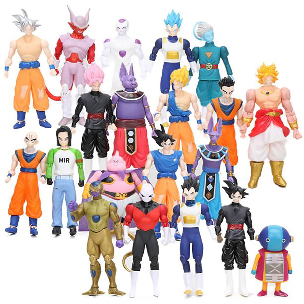 Kit Dragon Ball Z 4 Unidades Bonecos Articulados Shopee Brasil
