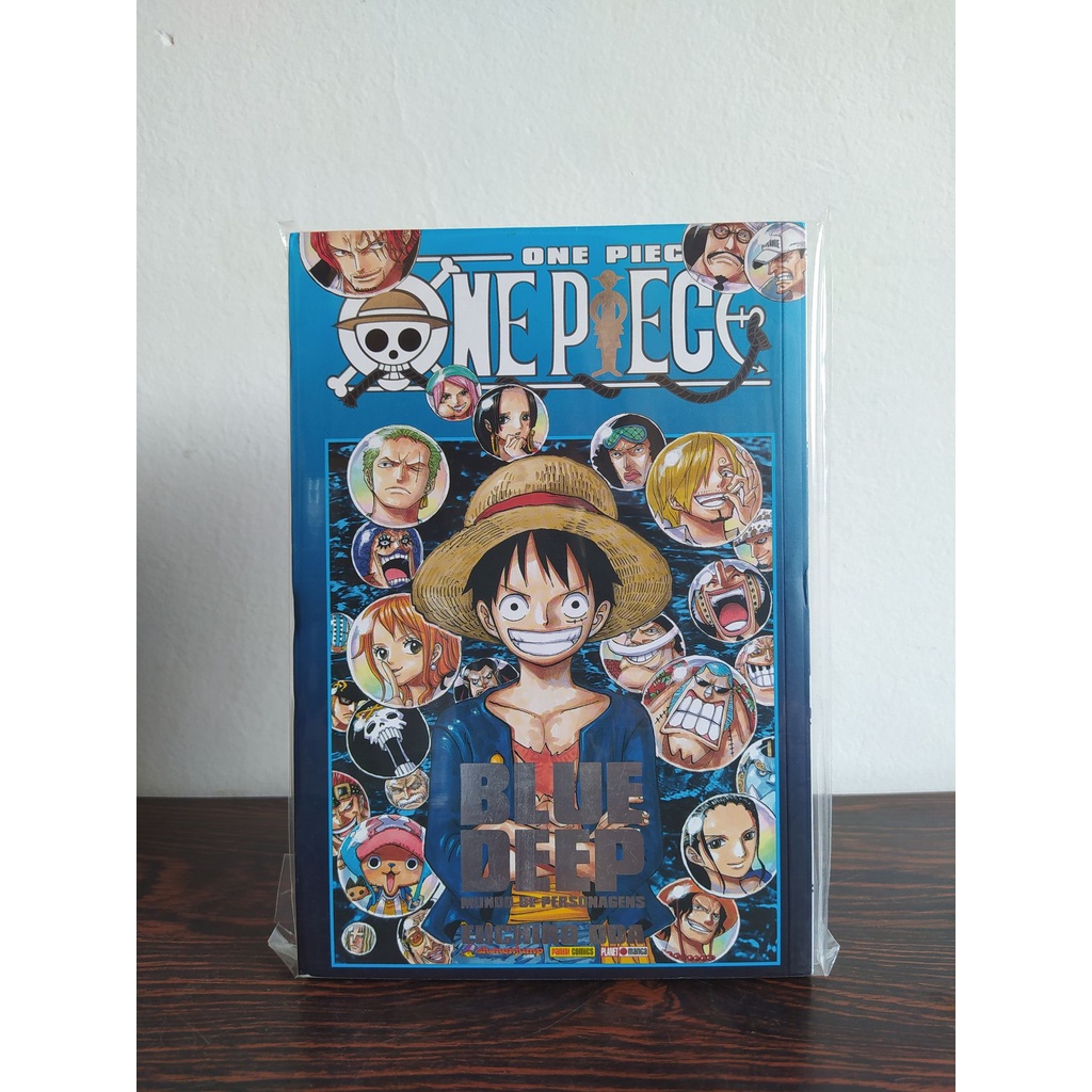 Databook One Piece Deep Blue Shopee Brasil