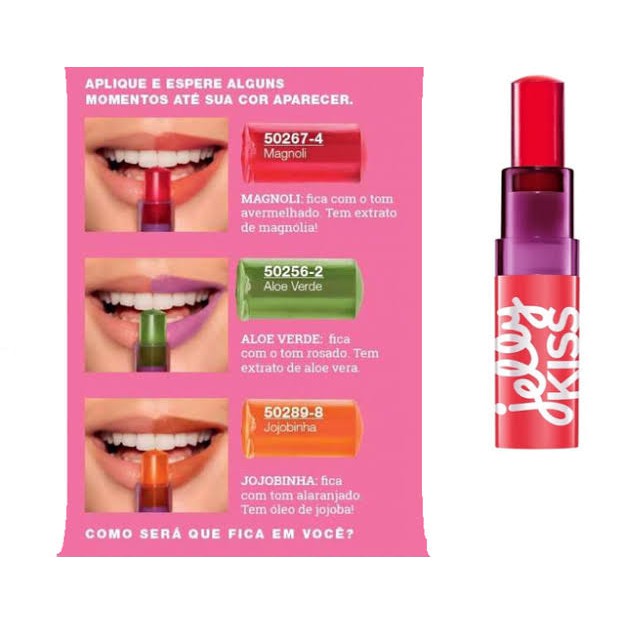Jelly Kiss Lip Balm Tint Jojobinha Avon Shopee Brasil