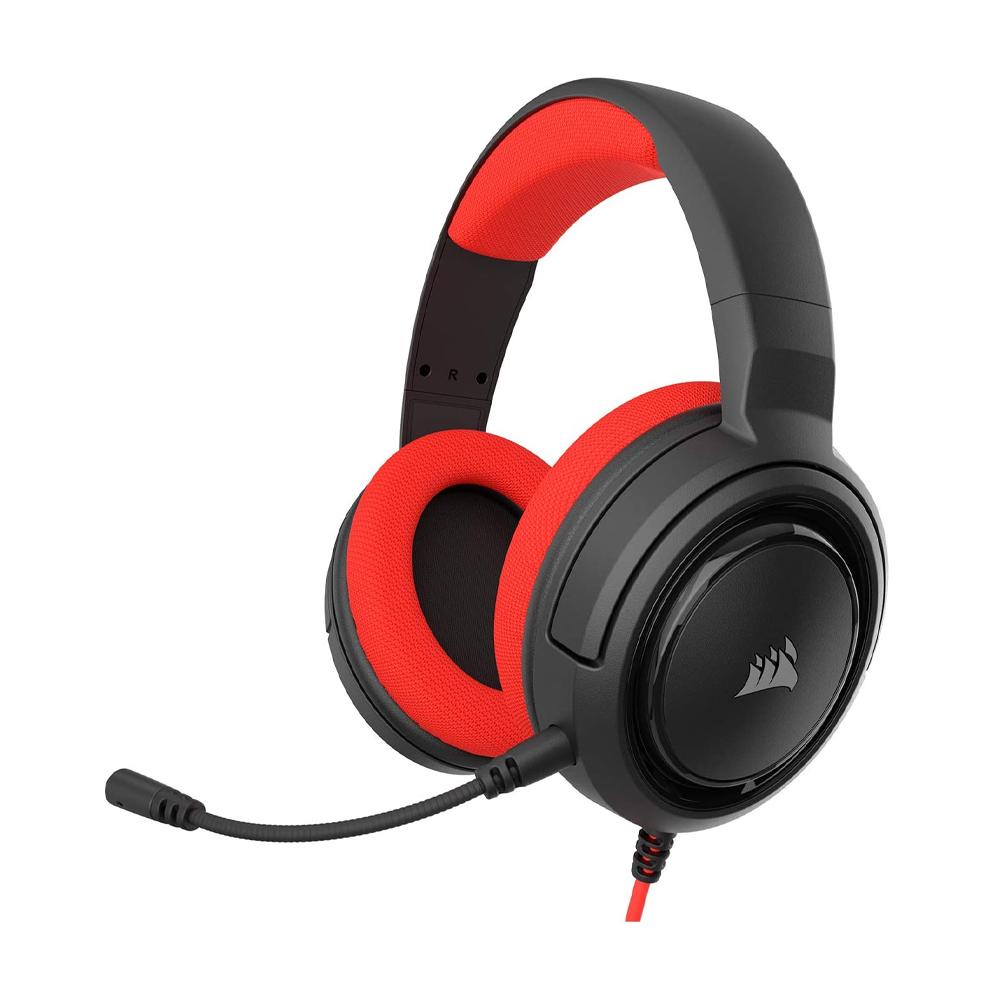 Headset Gamer Corsair Hs35 P2 Stereo 2.0 Vermelho Shopee Brasil