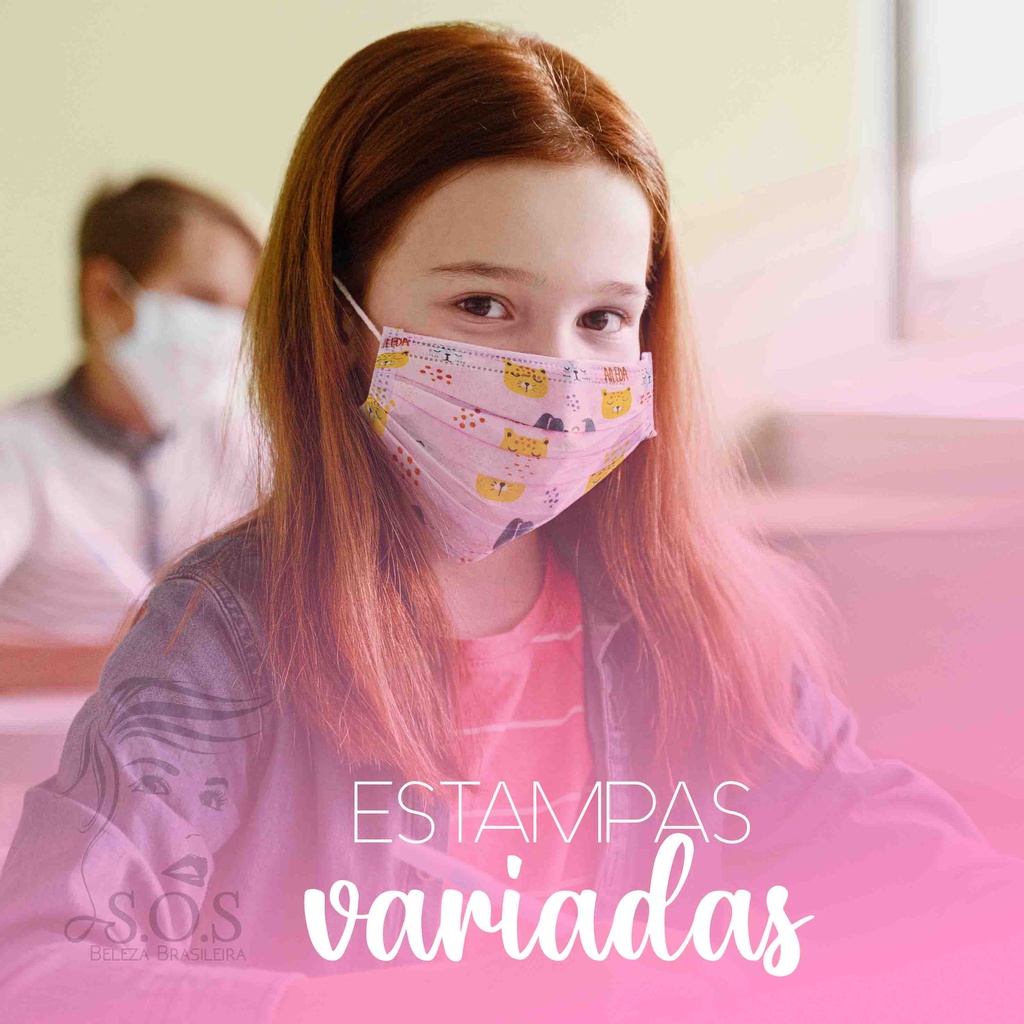 Mascara Infantil Descartavel Sos Beleza Brasileira Shopee Brasil