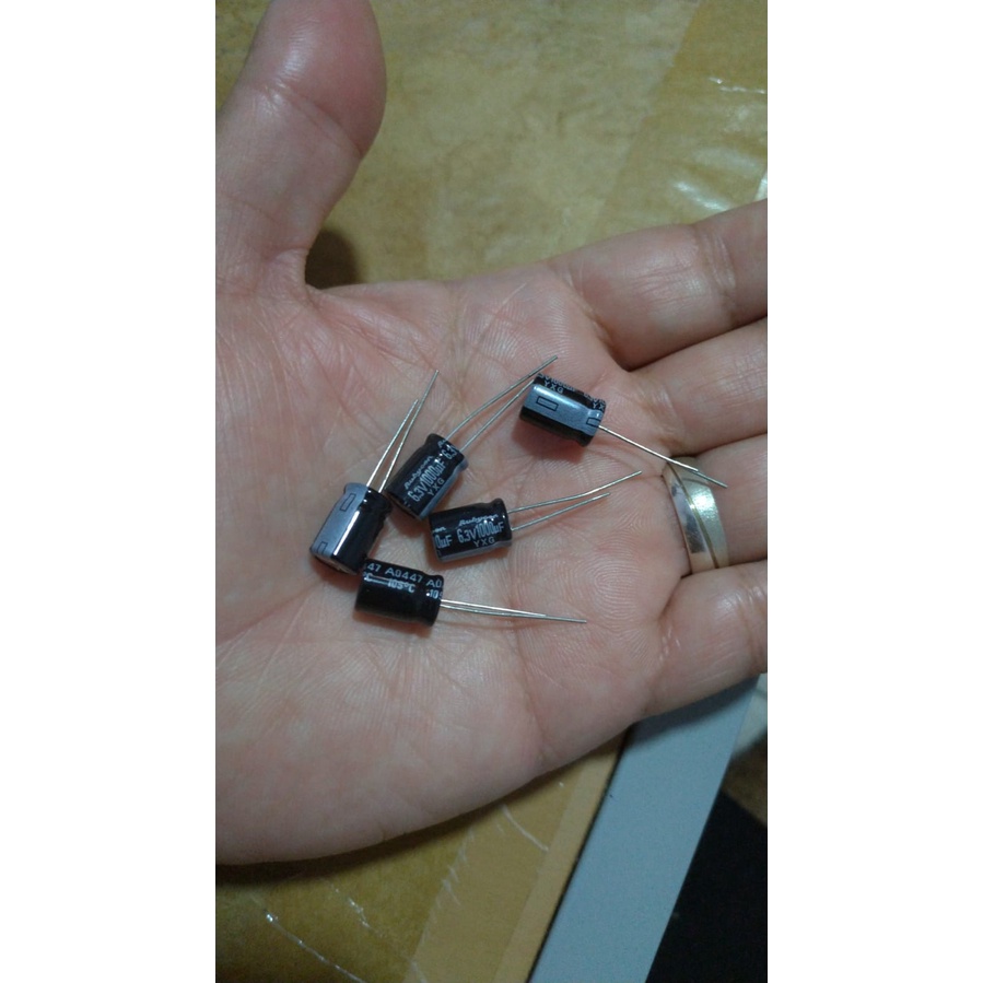 10 X Capacitor Eletrolítico 1000uf 6,3v 105º P/ Placa Mãe. Shopee Brasil