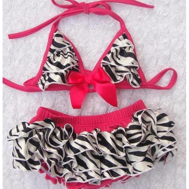 Biquini infantil 2 anos importado novo estampa de zebrinha . Shopee