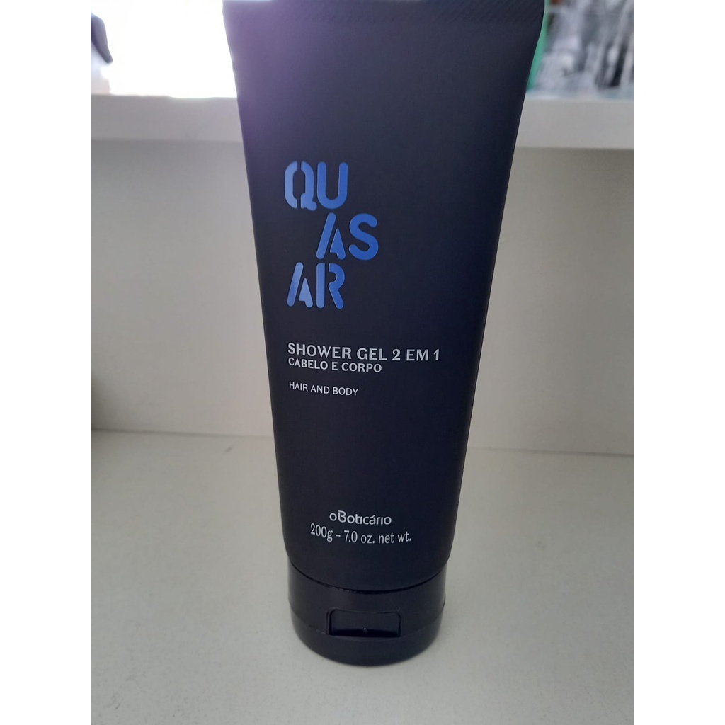 Shower Gel Quasar 2 em 1 para cabelo e corpo O Boticario Shopee Brasil