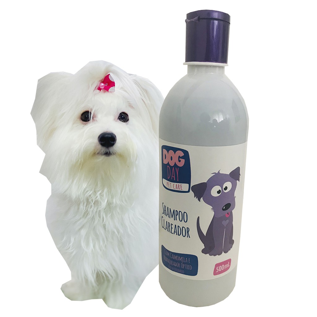 SHAMPOO CLAREADOR DOG DAY PET CARE CAMOMILA E BRANQUEADOR ÓPTICO