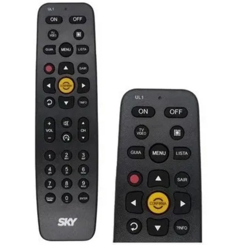 KIT 2 Controle sky Remoto Sky Hd Hdtv Zapper Original E Novo LACRADO