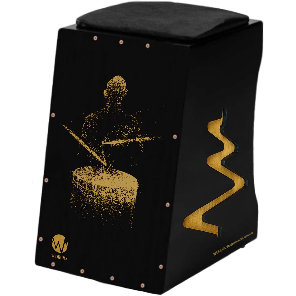 Cajon elétrico, acústico Wendel'sDrums Shopee Brasil