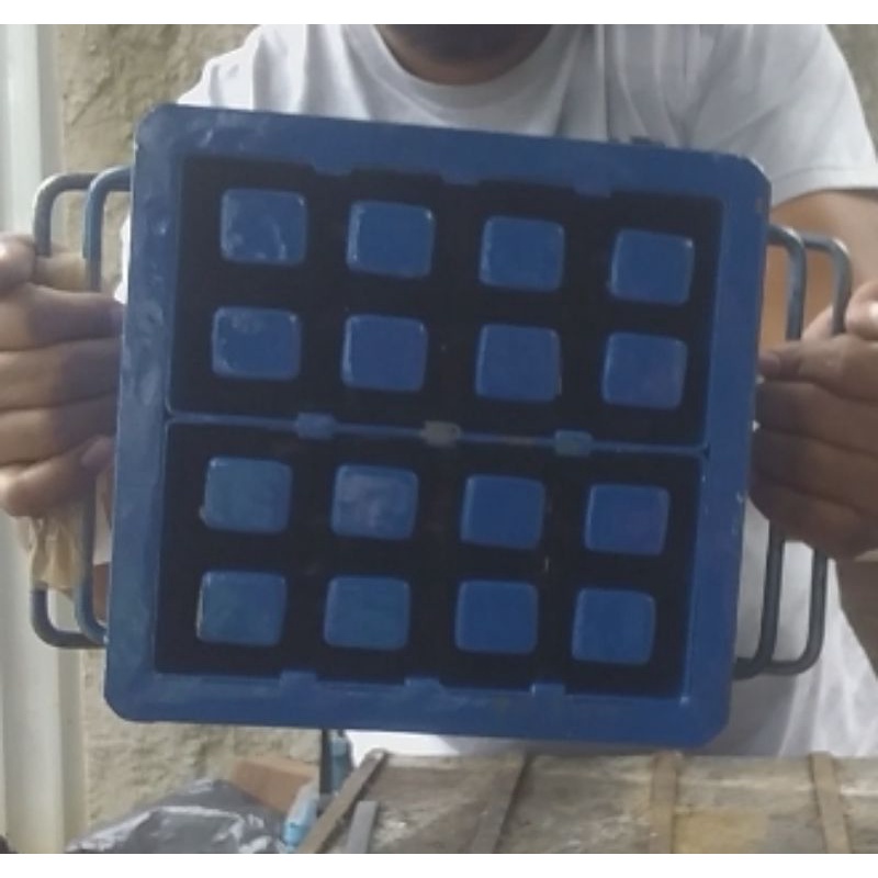 forma dupla para tijolo 8 furos quadrado Shopee Brasil