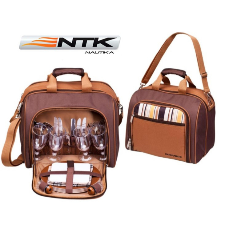 Kit Piquenique Completo Bolsa Térmica 17 Litros Nautika Guepardo