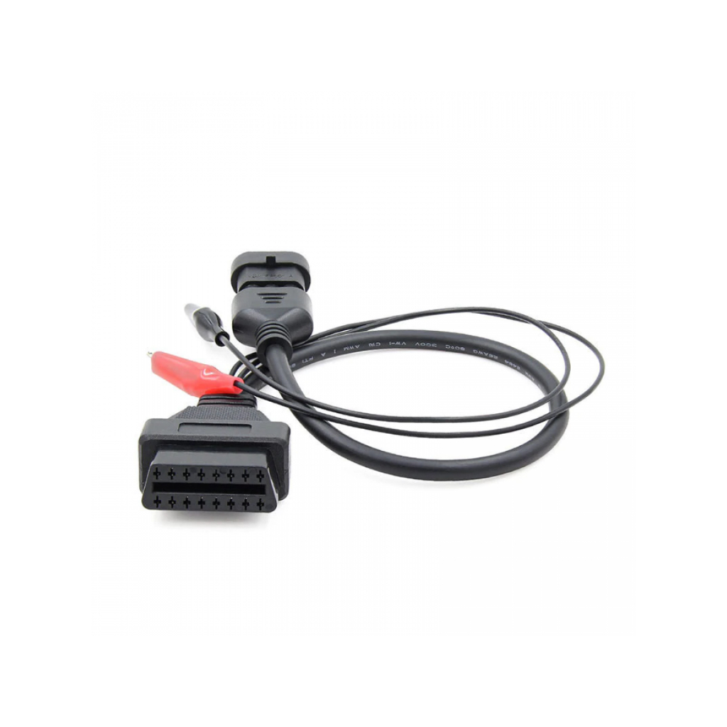 Cabo Adaptador Fiat 3 Pinos/obd2 16 Pinos Obd2 P/ Scanner Shopee Brasil