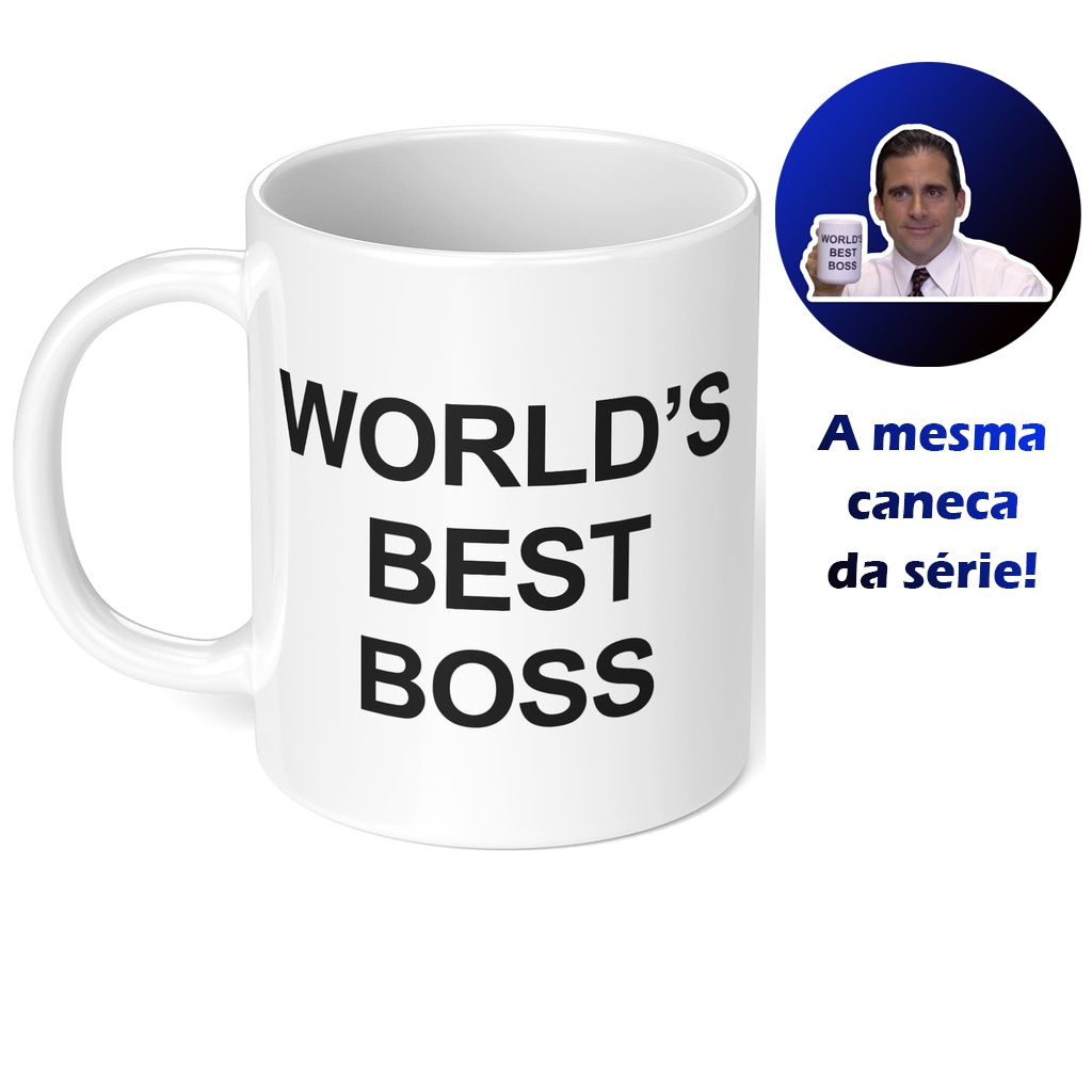 Caneca The Office World´s Best Boss (modelo Original) Shopee Brasil