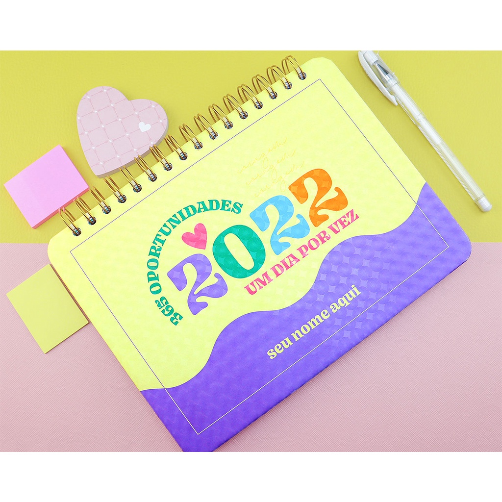 Planner Horizontal Estilo Namorada Criativa Shopee Brasil