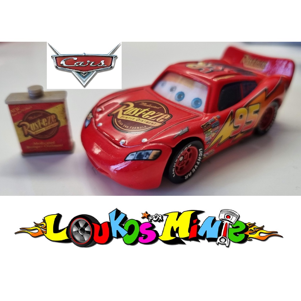 Disney Cars RustEze Lightning McQueen Chase Lenticular Eyes Shopee
