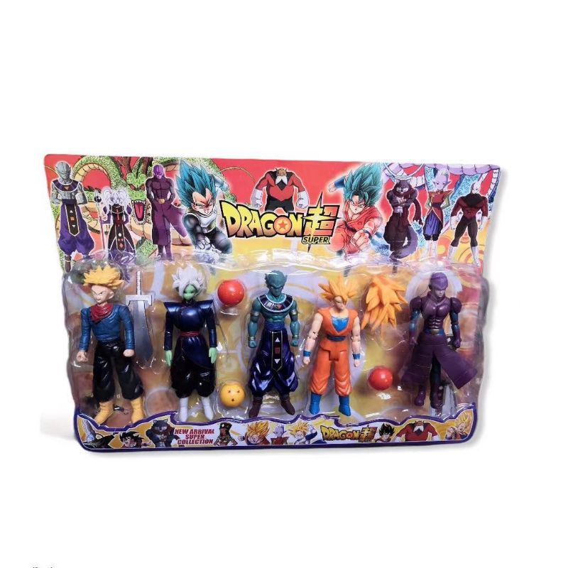 Kit Dragon Ball Z com 5 ou 6 bonecos articulados Shopee Brasil