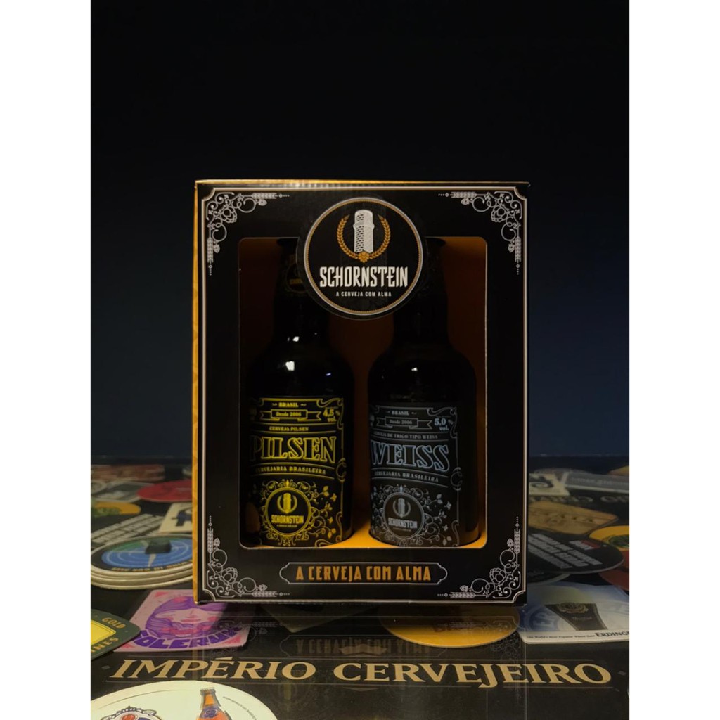 Kit cerveja artesanal para presente Schornstein Shopee Brasil