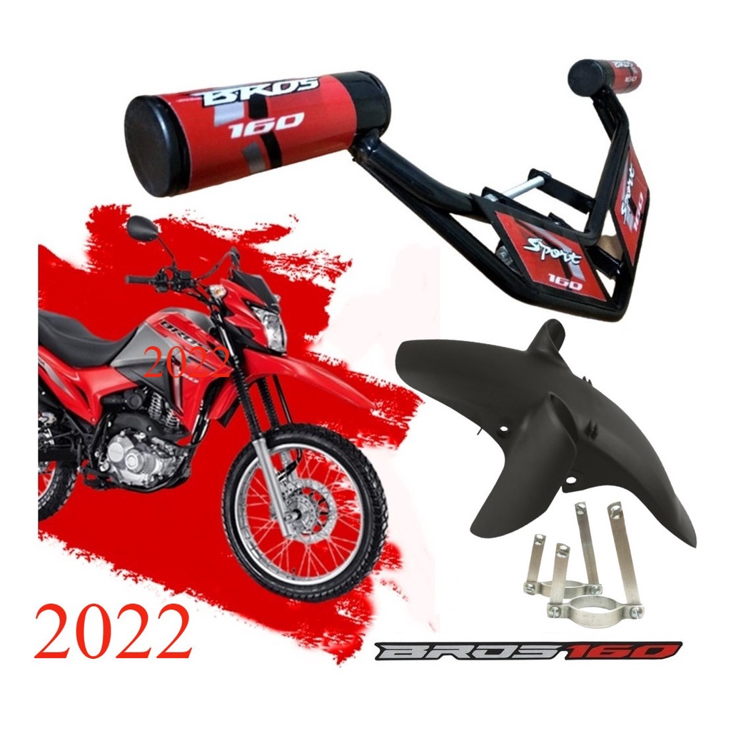 Slider Protetor Mata Cachorro Chapa Paralama Xre Bros 160 2022 Shopee