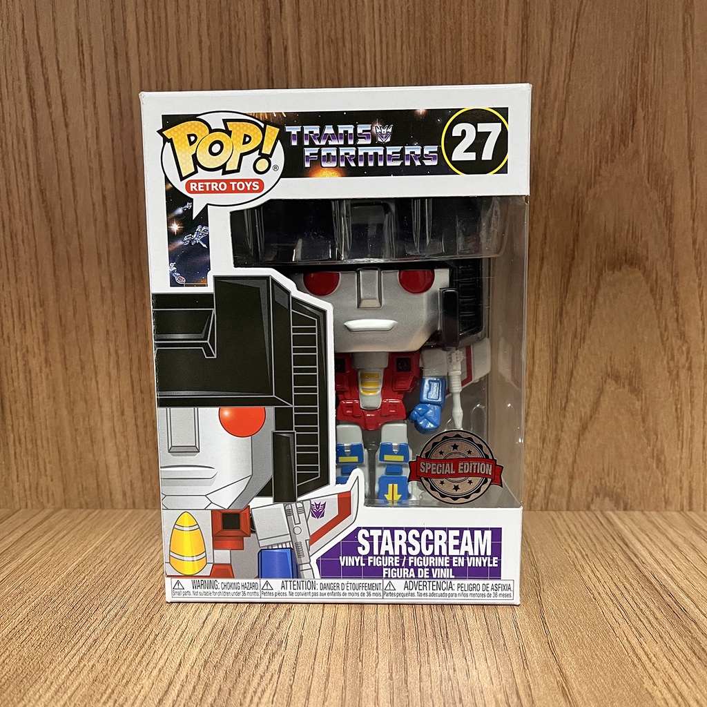 Funko Pop! Starscream 27 Special Edition Transformers Shopee Brasil