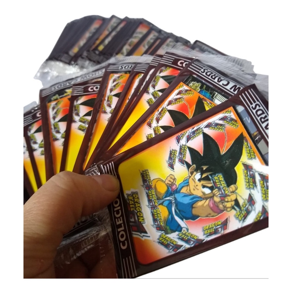 Dragon Ball Z Cards 200 Cartas Dragon Ball Z = 50 Pcts Goku Vegeta