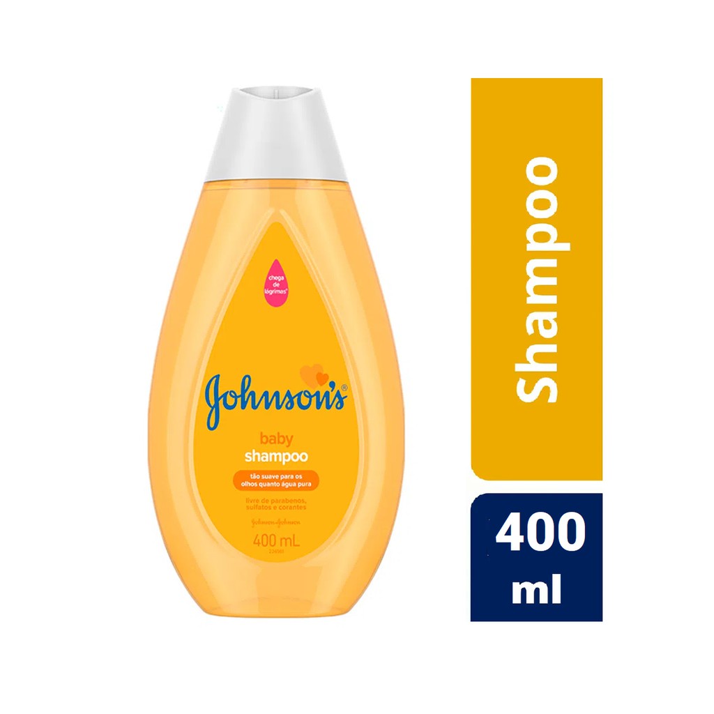 Shampoo Johnson's Baby Hipoalérgico 400ml Shopee Brasil