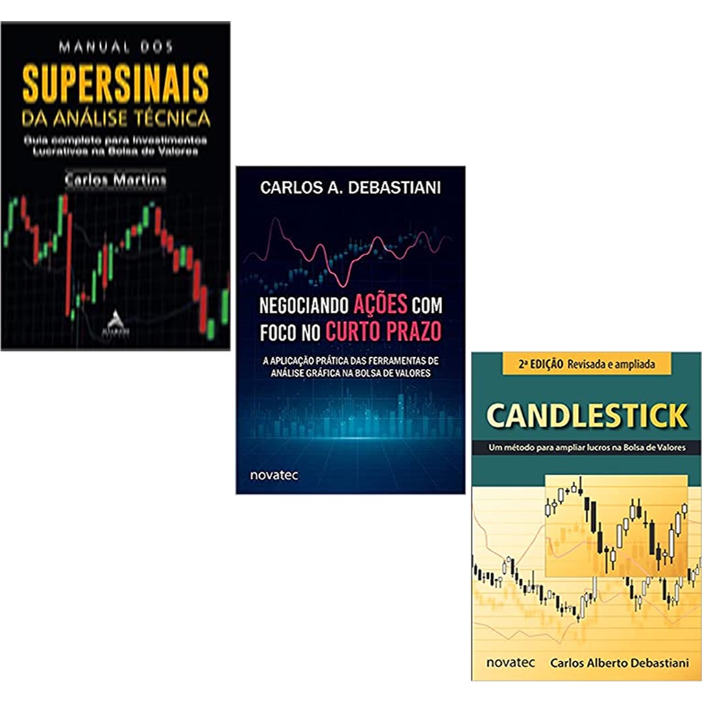 Livros Candlestick, Manual Dos Supersinais Da A. Técnica + 1 Shopee