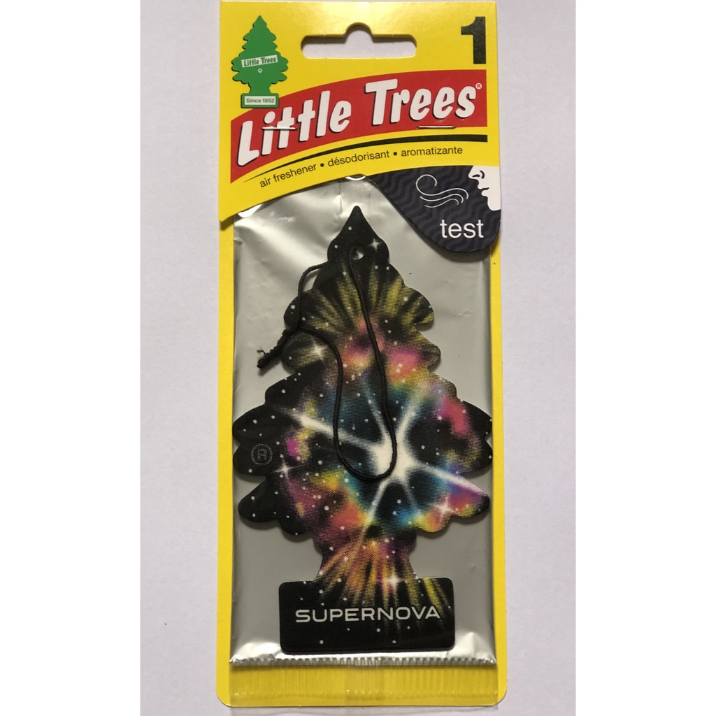 Aromatizante para carro Little Trees (SUPERNOVA) Shopee Brasil