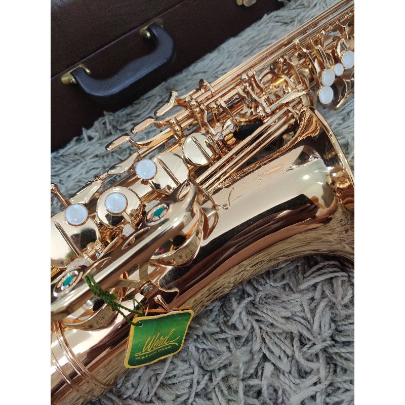 Sax Alto Weril Spectra II A932 Ouro 24k + Boquilha Vandoren Shopee Brasil