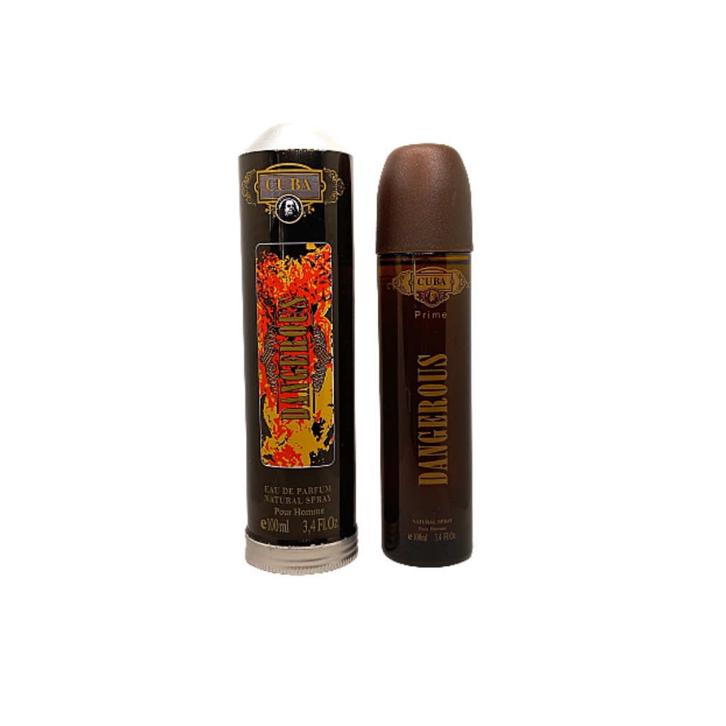 Perfume Cuba Prime Dangerous 100ml Edp Shopee Brasil