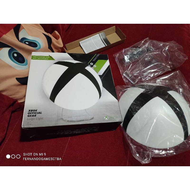 Nova Luminária Xbox Microsoft Official Logo Light Original Shopee Brasil
