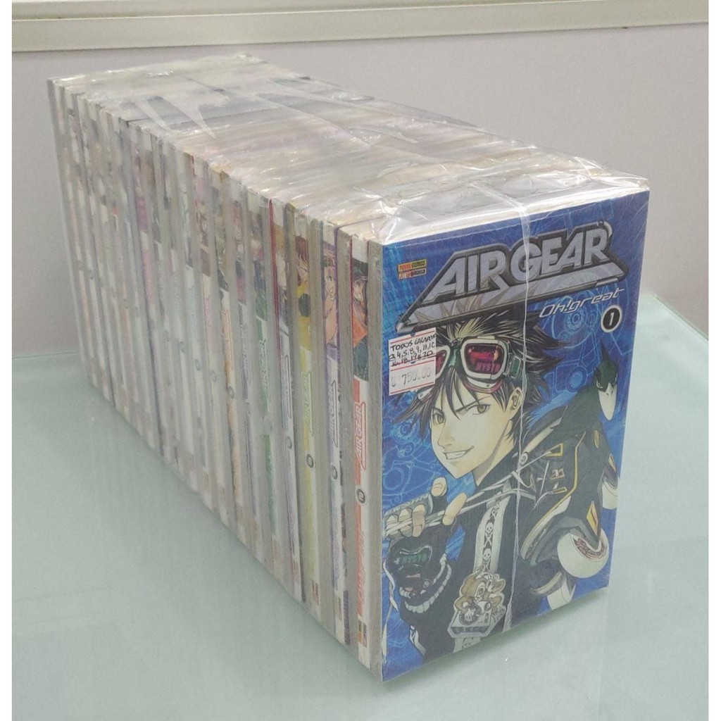 Coleção Completa De Mangás Air Gear Em 37 Volumes Shopee Brasil