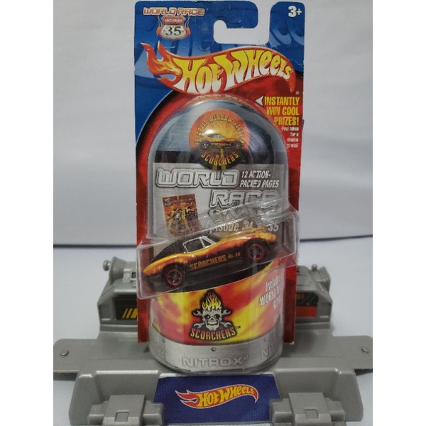 Hot Wheels World Race 35 Highway Scorchers Corvette 63 Acceleracers