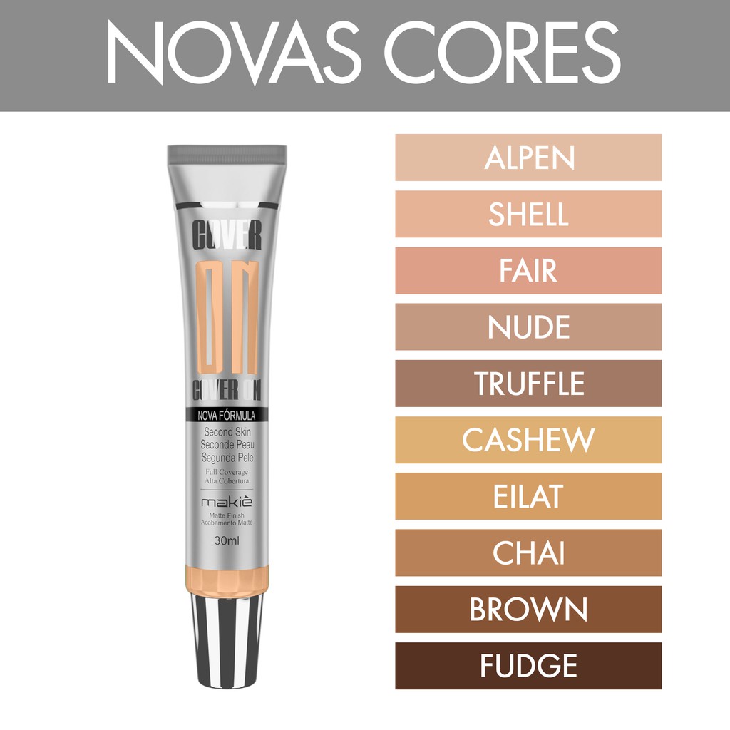 BASE COVER ON makiê Shopee Brasil