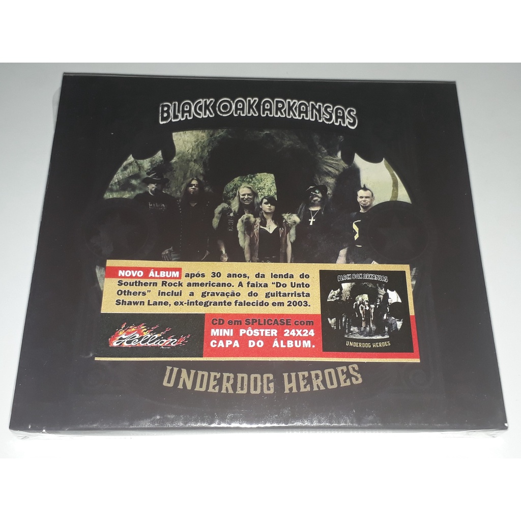 BLACK OAK ARKANSAS UNDERDOG HEROES (SLIPCASE) Shopee Brasil