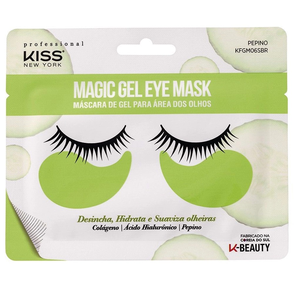 Máscara de Gel para área dos olhos Magic Gel Eye Mask Kiss Shopee Brasil