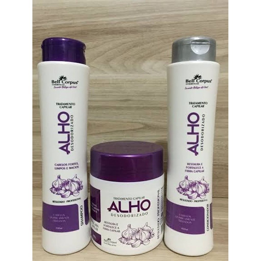 Kit Alho 3 Itens Com Máscara De Meio Kilo Bell Corpus Shopee Brasil
