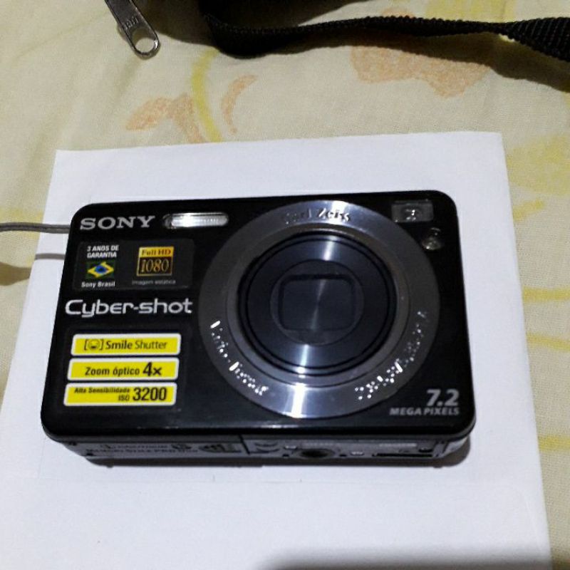 Câmera Digital Sony CyberShot Dscw110, Full HD 1080p, 7.2 Mega Pixels