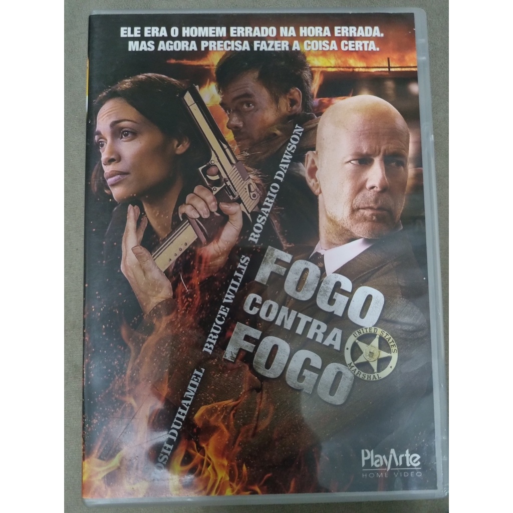 DVD Fogo contra fogo (Bruce Willis) Shopee Brasil