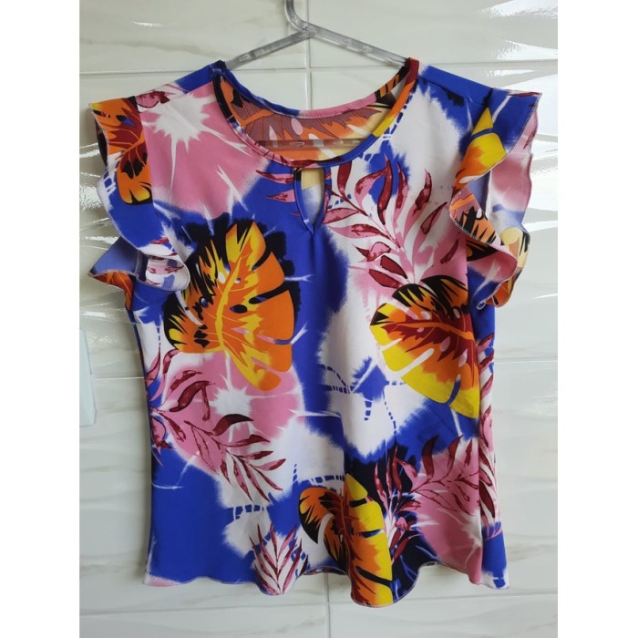 Blusa Feminina Romântica manga elegante delicada | Shopee Brasil