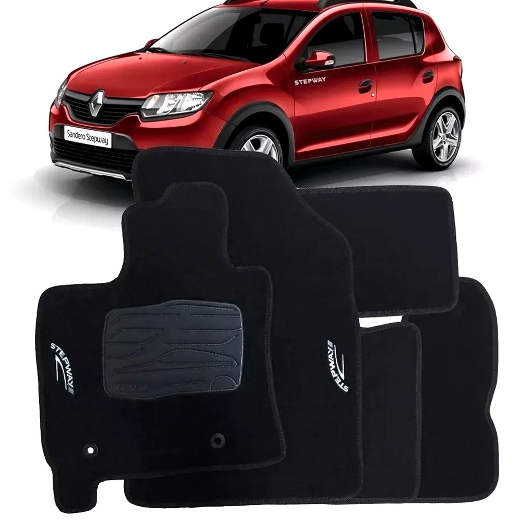 Tapete Carpete Renault Sandero Stepway 2012 2013 2014 2015 2016 2017