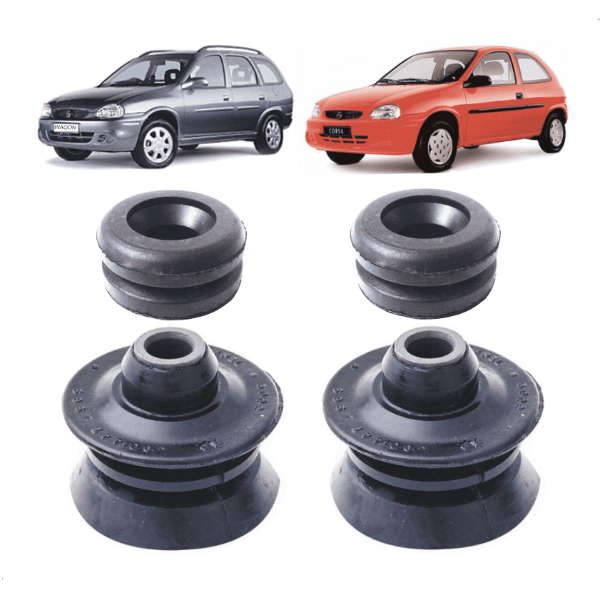 Kit 4 Bucha Batente Superior Do Amortecedor Traseiro Corsa Wind Super
