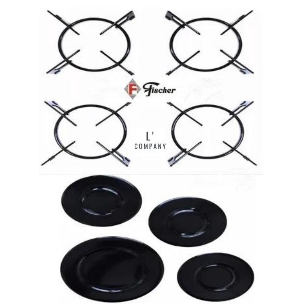 Grade + Espalhador (tampinha) P/ Cooktop Fischer 4 Bocas Shopee Brasil