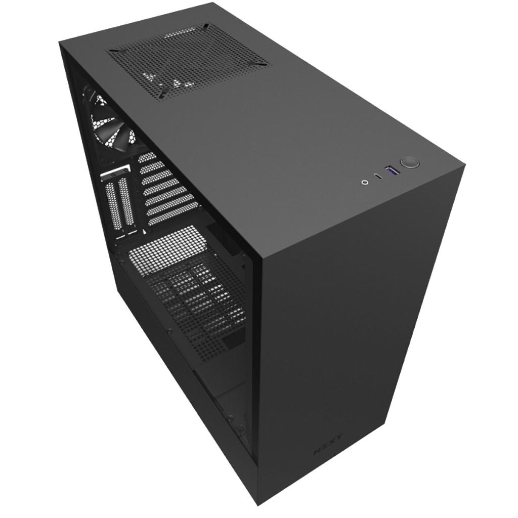 Gamer NZXT H510i Matte Black 2 Fans CAH510iB1 Shopee Brasil