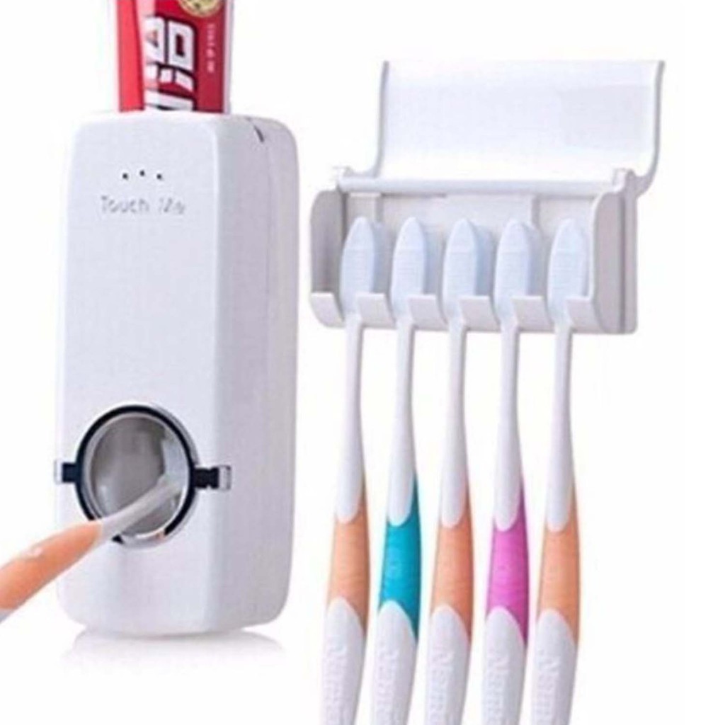 Dispenser Aplicador Creme Dental Pasta Dente Suporte Escovas Shopee