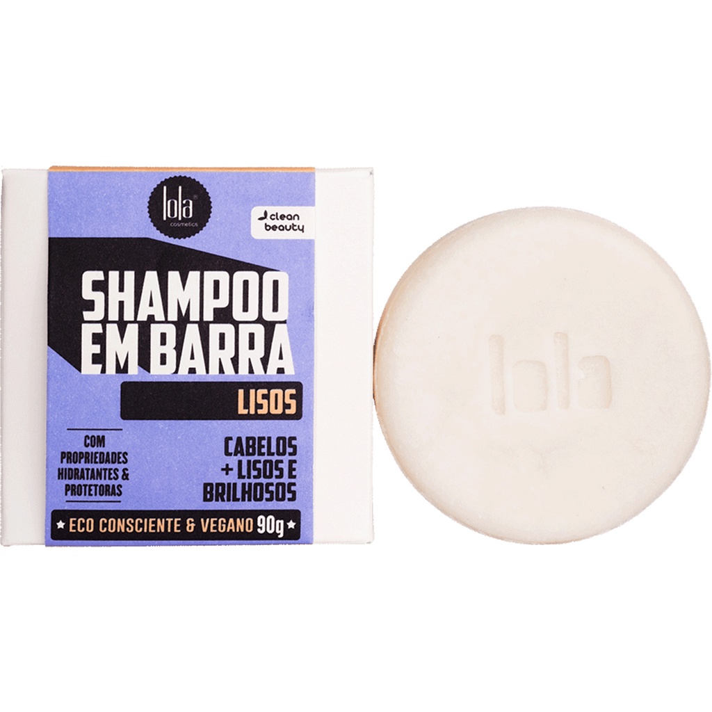 Lola Cosmetics Shampoo Em Barra Lisos 90g Shopee Brasil