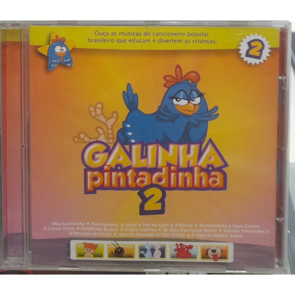 CDGALINHA PINTADINHA 2 CONSERVADO Shopee Brasil