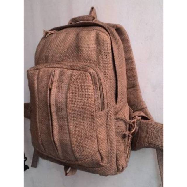 Mochila Burlap Backpack Shopee Brasil
