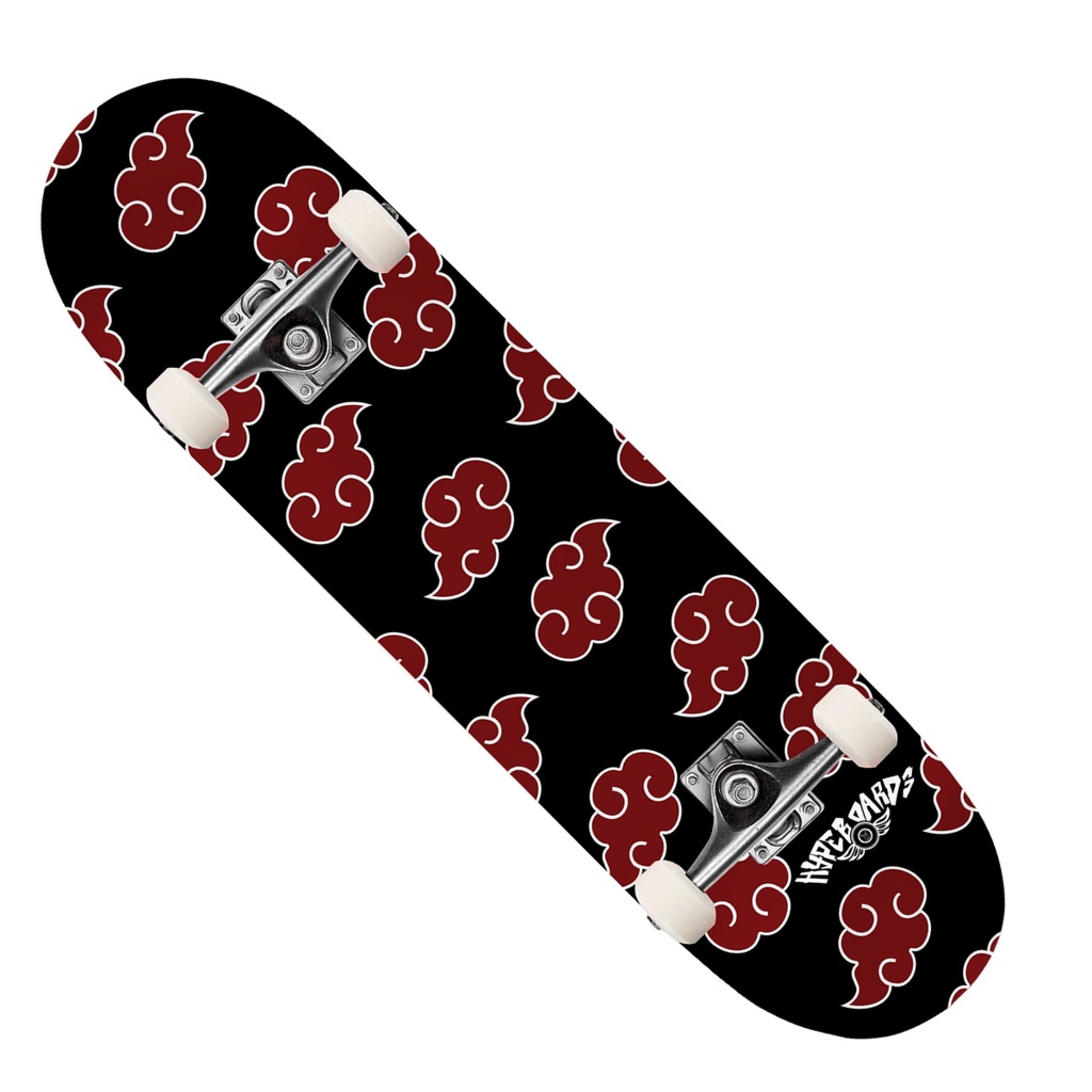 Skate Naruto Akatsuki Anime Semi Profissional Completo Original Montado