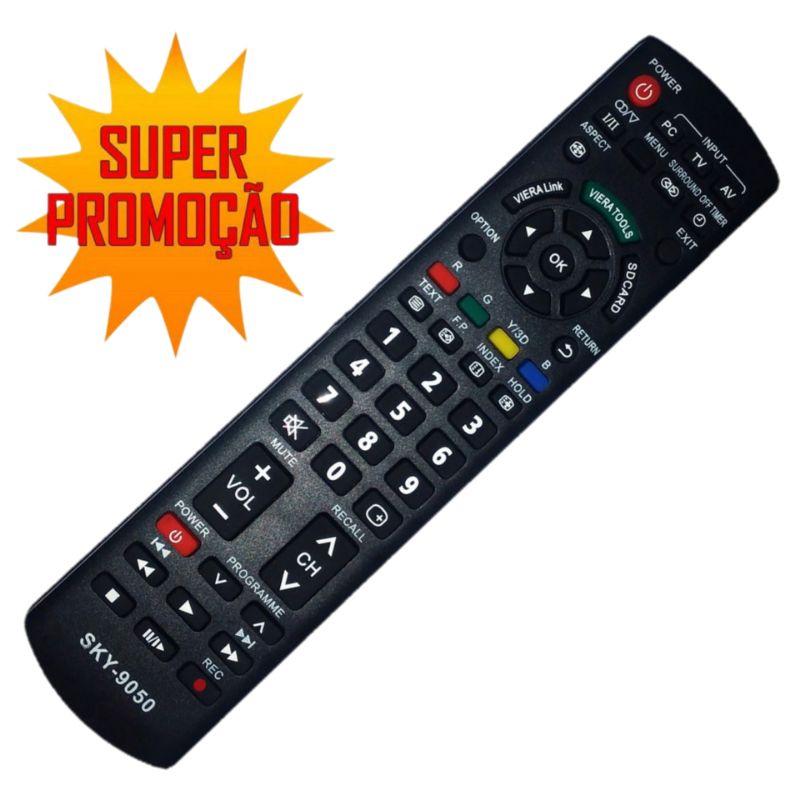 Controle Remoto Tv Lcd Viera Tools Panasonic 7434/9050 Shopee Brasil