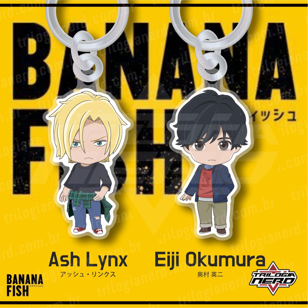 Chaveiros Banana Fish / Banana Fish Keychain Shopee Brasil